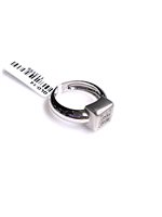 Anello Stocco Gioielli Donna in Oro bianco Diamante 0.18 Ct QLO-14 - QLO-14